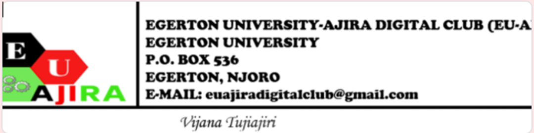 Egerton University Ajira Digital Club (EU-ADC)